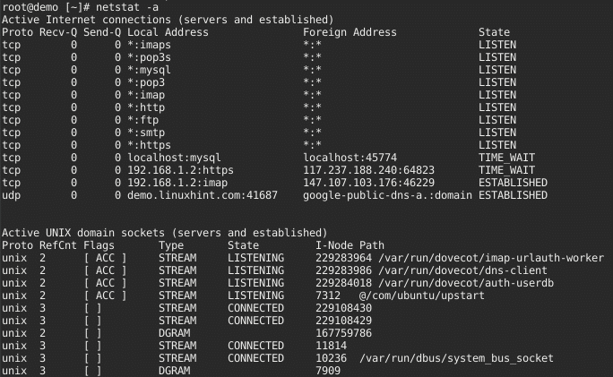 netstat