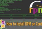 HOW TO INSTALL RPM centos