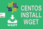 CentOS Wget Install