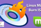 Linux Mint Burn ISO