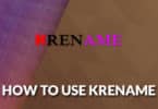 How to Use KRename