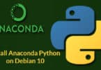 Install Anaconda Python on Debian 10