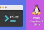 Route command in Linux