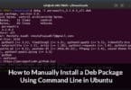 How to Manually Install a Deb Package Using Command Line in Ubuntu