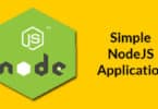 Simple NodeJS Application