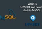 What is UPSERT and how to do it in MySQL