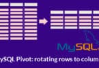 MySQL Pivot: rotating rows to columns