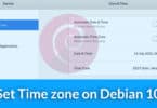 Set Time zone on Debian 10