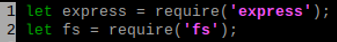 express fs module