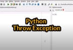 Python Throw Exception