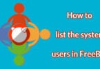How to list the system users in FreeBSD