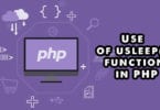 Use of usleep() function in PHP