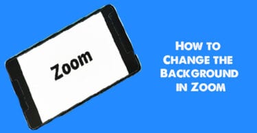 How to Change the Background in Zoom